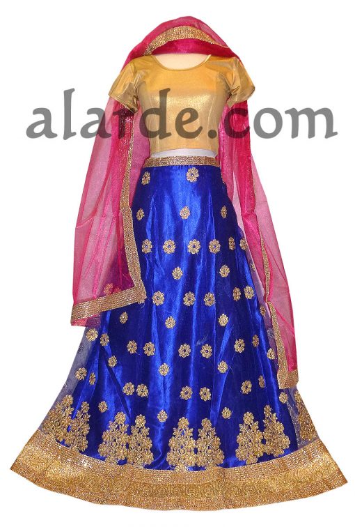 Traje-bollywood-lengha-Modelo-4.-Añil-y-rosa.