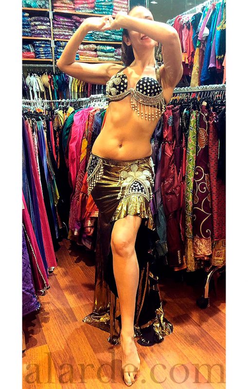 Traje danza oriental color lila Ropa bellydance