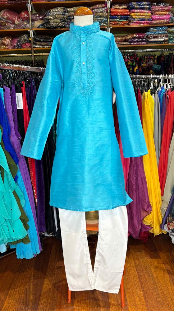 conjunto-infantil-bollywood-punjabi-azul