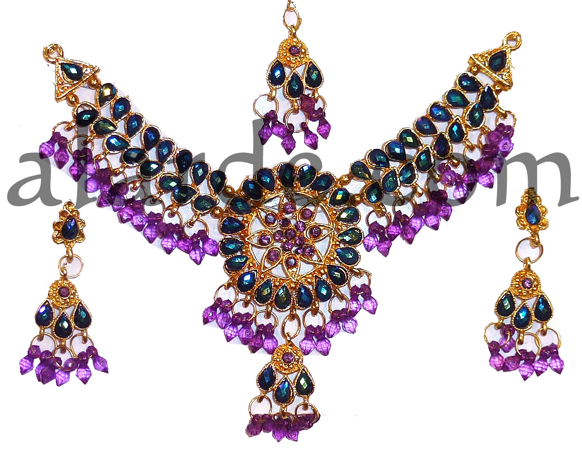 Set-de-joyería-sencillo-bollywood-