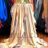 Falda-Danza-del-Vientre-con-Borde-Rizado-
